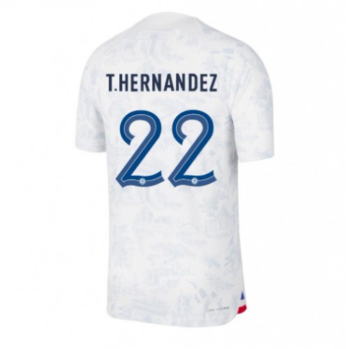 Francie Theo Hernandez #22 Venkovní Dres MS 2022 Krátký Rukáv